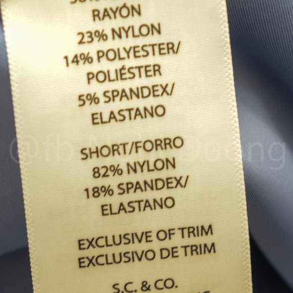 S.C. &‎ CO Ladies' Skort Pull-On, Tummy Control Waistband Blue (Blue/Whit… - Picture 6 of 8